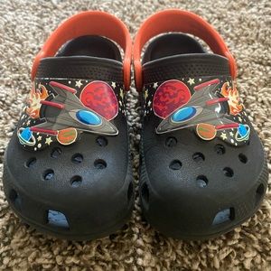 Space Crocs (like new condition)